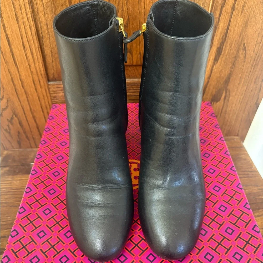 Tory Burch‎ Brookee 70MM Bootie Calf Leather | Color: Perfect Black